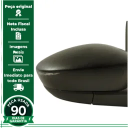 RETROVISOR DIREITO MANUAL VW GOL VOYAGE G6 G7 G8 2013 A 2023