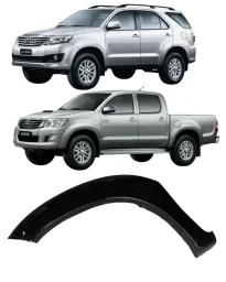 Moldura Paralama Diant Esq Hilux Sw4 2012 2013 14 2015 PRETO