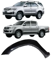 Moldura Paralama Diant Esq Hilux Sw4 2012 2013 14 2015 PRETO