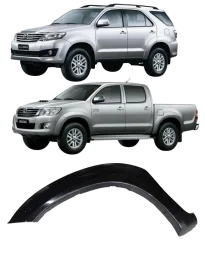 Moldura Paralama Diant Esq Hilux Sw4 2012 2013 14 2015 PRETO