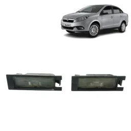 Lanterna Luz Placa Fiat Grand Siena 2012 2013 2014 Par