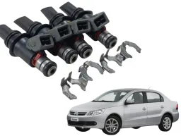 Jogo 4 Bicos Injetores Volkswagen Voyage G5 2009 2013
