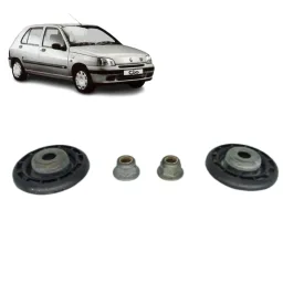 Par Prato Superior Amortecedor Dianteiro Clio 1997 Em Diante