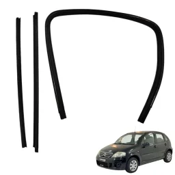 Kit Pestana Porta Traseira Esquerda Citroen C3 2003 A 2012