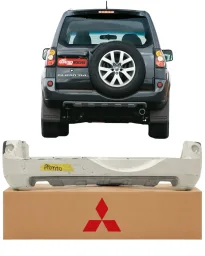 Parachoque Traseiro Pajero Tr4 2010 2011 a 2015 C/F SENSOR