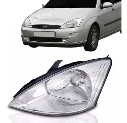 FAROL FORD FOCUS 98/03 ACRILICO LADO ESQUERDO