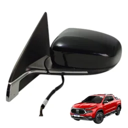 RETROVISOR ESQUERDO ELÉTRICO C/ PISCA  FIAT TORO 2016 A 2025