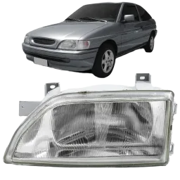 FAROL FORD ESCORT 93/96 VIDRO LADO ESQUERDO