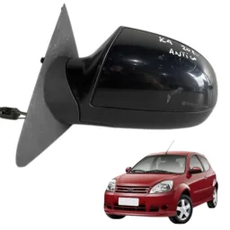 Retrovisor Esquerdo Manual Ford Ka 2008 a 2013 S/ Pisca