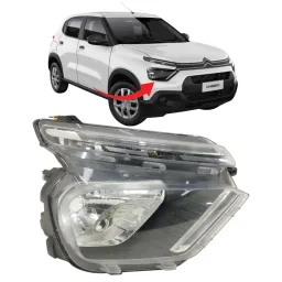 FAROL C3 2023 2024 2025 C/ DRL DIREITO ORIGNAL CITROEN