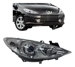 FAROL PEUGEOT 307 07/12 ACRILICO LADO DIREITO