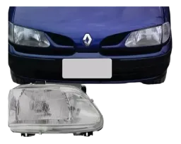 FAROL RENAULT SCENIC 96/00 ACRILICO LADO DIREITO