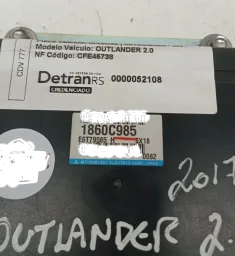 Kit Modulo Injecao Mitsubishi Outlander 2.0 2016 2017 Gas 1860C985