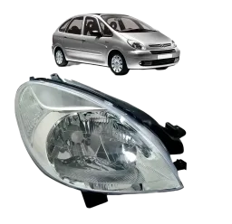 FAROL RENAULT XSARA PICASSO 07/11 ACRILICO LADO DIREITO