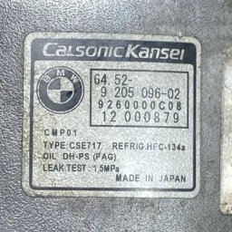 COMPRESSOR AR CONDICIONADO BMW X6 3.0 2008 A 2014 CSE717