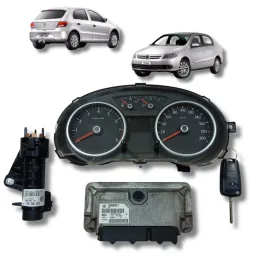 Kit Modulo Injeção Gol Voyage G5 1.0 2008 a 2012 5U0506034.F