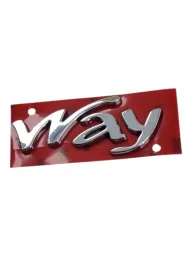 emblema letreiro logo way tampa traseira uno palio flat 2021