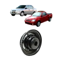 Polia virabrequim corsa montana 1.0 8v 2002 a 2012