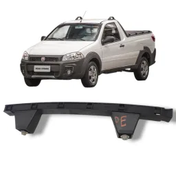 Guia canaleta vidro dianteiro esquerdo Fiat Strada 2008 2012