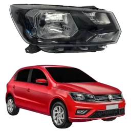 FAROL VW GOL G8 19/23 FOCO SIMPLES LADO DIREITO
