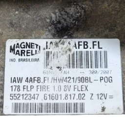 KIT CODE INJEÇÃO FIAT PALIO 1.0 FIRE 2009 ORIGINAL