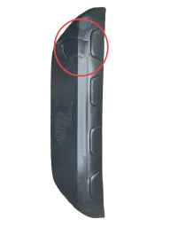 Spoiler Parachoque Traseiro Polo Track Robust 2023 2024/..