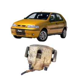 Pinça de freio Dianteira Esquerda Fiat Palio 1998 2003
