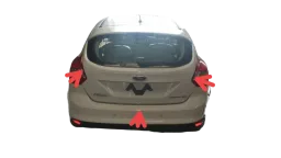 Tampa Traseira Focus Hatch 2016 2017 a 2019