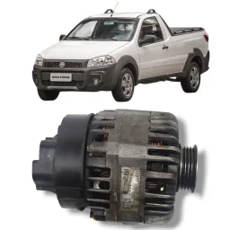 Alternador Uno Palio Fiorino Strada Doblo Idea 70A Denso