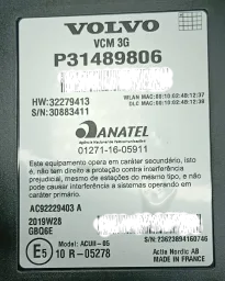 Modulo Vcm Carroceria Volvo Xc40 T5 2.0 Gas 2018/2022 P31489806