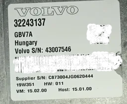Modulo Câmera Volvo Xc40 T52.0 2020 Gasolina 32243137
