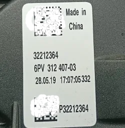 Pedal Do Acelerador Volvo Xc40 T5 2.0 2018 2019 2020/2022 32212364