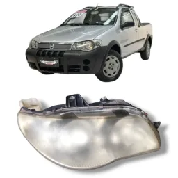 Farol Direito Palio G3 04/17 Strada Siena 05/12 Cromado
