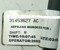 Cabo Polo Negativo Bateria Volvo Xc40 T5 2.0 2019 2020/2022 31453627AC
