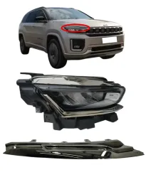 MOLDURA FAROL JEEP COMMANDER BLACKHAWK CROMIX SUP 2025 2026