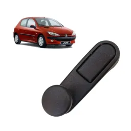 Manivela Do Vidro Original Peugeot 206 1999 A 2010 Preto