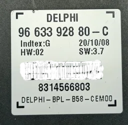 Modulo Conforto Citroen C4 2.0 2008 2009 a 2012 Gasolina 9663392880C