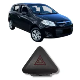 Botão pisca alerta Fiat Palio attractive 2013 2017 original
