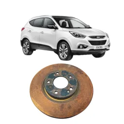 Disco Freio Dianteira Direito Hyundai Ix35 2012 2015