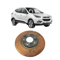 Disco Freio Traseiro Hyundai Ix35 2012 2015 Original
