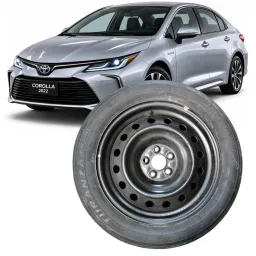 Roda Estepe Corolla 2020 2021 a 2024 2025 205/55R15 5 Furos