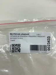 DIFUSOR AR DIANTEIRO ESQUERDO FREEMONT 2013 2011 A 2016