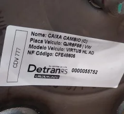 Caixa Cambio Nivus Polo Virtus T-Cross 1.0 Tsi 3cc 2016/ Aut 09G300065F