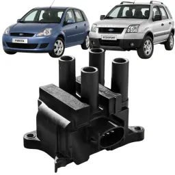 Bobina Ecosport Fiesta Ka Courier 1.0 1.6 8v Zetec 08/14
