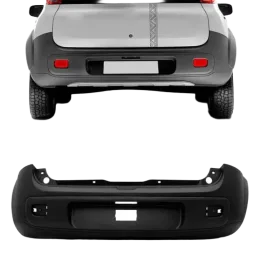 PARACHOQUE FIAT UNO VIVACE 11/14 TRASEIRO C/FURO