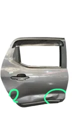 Porta Traseira Direita Fiat Strada 2021 a 2025 Cinza