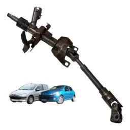 Coluna Direção Escamoteável Peugeot 206 207 2004 2014 UZAD0