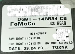 Modulo Porta Traseira Esquerda Ford Ranger 3.2 2020 2021 DG9T14B534CB
