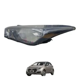 Farol Esquerdo hyundai HB20 2013 a 2019 Máscara Negra