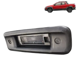 moldura lanterna placa fiat strada 2018